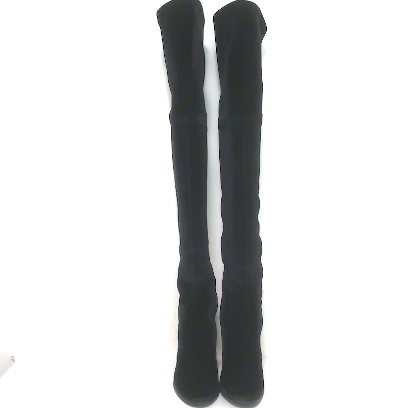 Stuart Weitzman Vidaland Velvet Over the Knee Boots Black Size 8.5 NEW