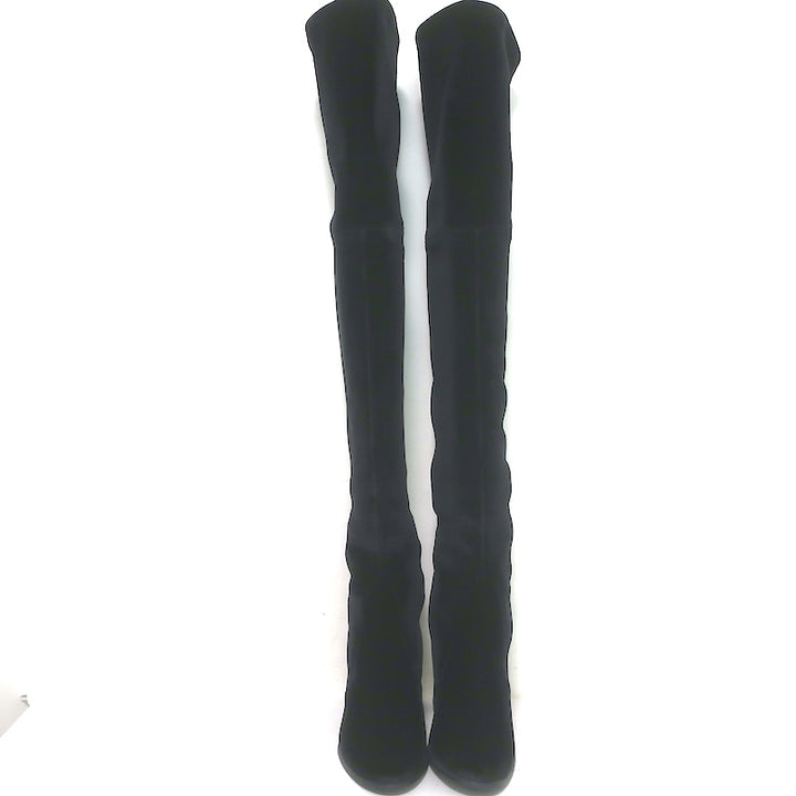 Stuart Weitzman Vidaland Velvet Over the Knee Boots Black Size 8.5 NEW