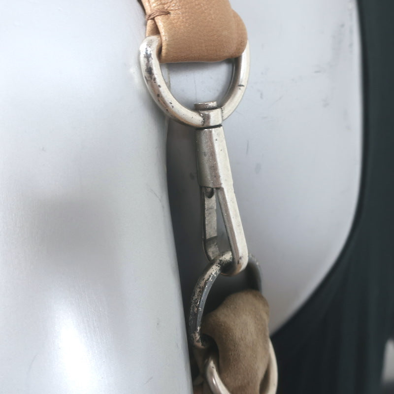 Yves Saint Laurent St. Tropez Hobo Beige Suede Medium Shoulder Bag