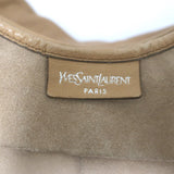 Yves Saint Laurent St. Tropez Hobo Beige Suede Medium Shoulder Bag