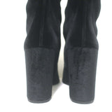Stuart Weitzman Vidaland Velvet Over the Knee Boots Black Size 8.5 NEW