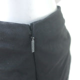 Versace Draped Mesh Pencil Skirt Black Size 42