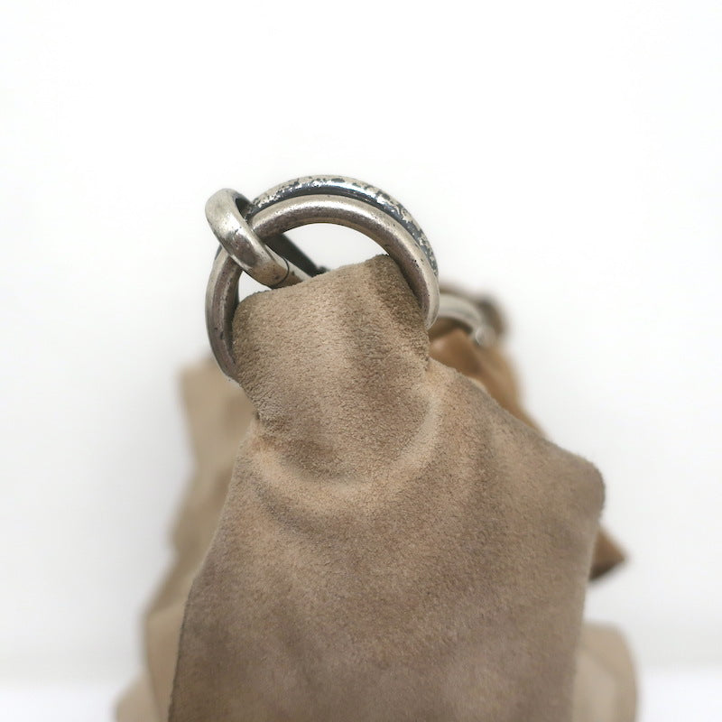 Yves Saint Laurent St. Tropez Hobo Beige Suede Medium Shoulder Bag