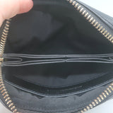 Alexander Wang Fumo Wristlet Wallet Black Pebbled Leather Clutch