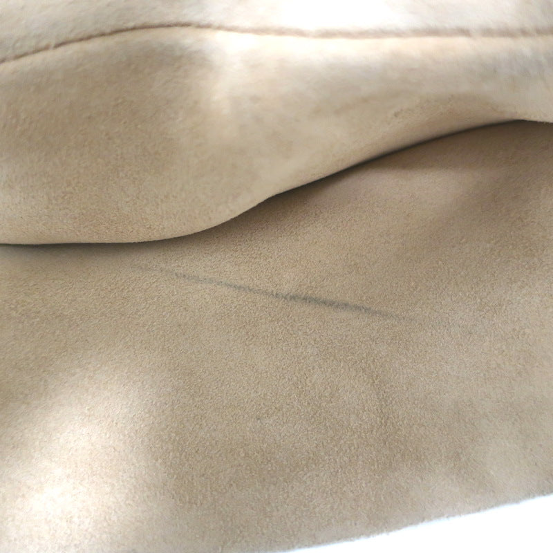 Yves Saint Laurent St. Tropez Hobo Beige Suede Medium Shoulder Bag