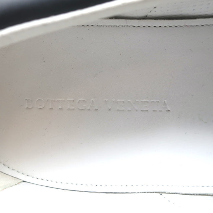 Bottega Veneta Checkerboard Intrecciato Slip-On Sneakers Black/White Size 37