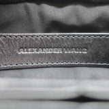 Alexander Wang Fumo Wristlet Wallet Black Pebbled Leather Clutch