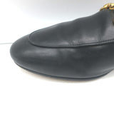 Gucci Princetown Horsebit Mules Black Leather Size 37