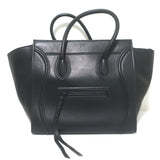 Celine Medium Phantom Luggage Tote Black Calfskin Leather