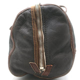 Balenciaga Aviator Shearling Twiggy Bag Dark Brown Leather Medium Shoulder Bag