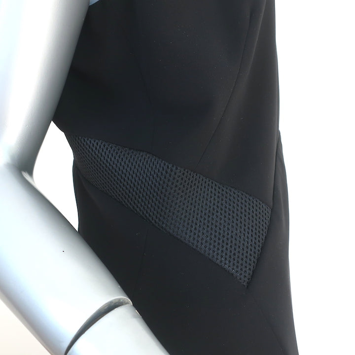 Lafayette 148 Mesh-Paneled Dress Suit Black Size Large