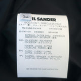 Jil Sander Draped Strapless Dress Black Polyester Size 34 NEW