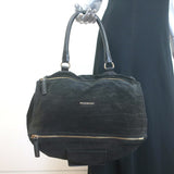 Givenchy Large Pandora Bag Black Suede Crossbody