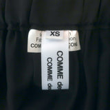 Junya Watanabe Comme des Garcons Ruffled Midi Skirt Black Silk Size Extra Small