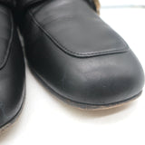 Gucci GG Marmont Flat Loafers Black Leather Size 37.5