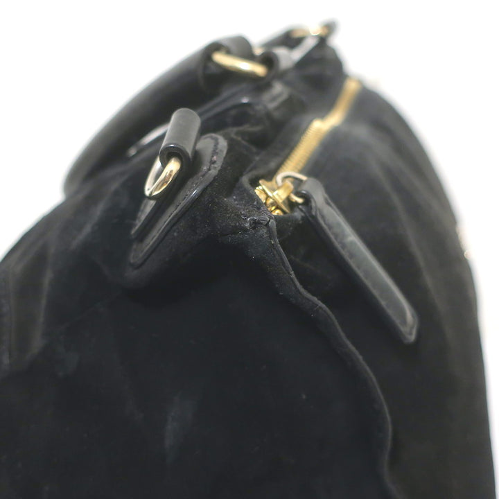 Givenchy Large Pandora Bag Black Suede Crossbody