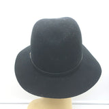 Rag & Bone Floppy Brim Fedora Hat Black Wool Felt Size Medium