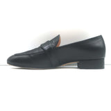 Gucci GG Marmont Flat Loafers Black Leather Size 37.5