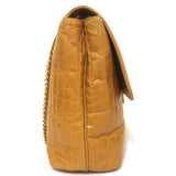 Victoria Beckham Quinton Chain Strap Shoulder Bag Pumpkin Quilted Leather