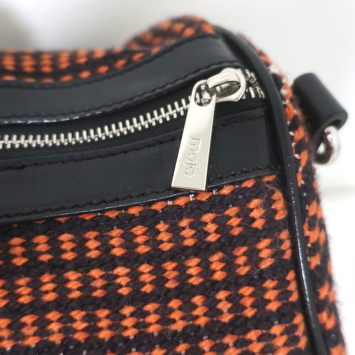 Maje Taklit Striped Tapestry Duffle Bag Multicolor Extra Large Crossbody