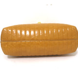 Victoria Beckham Quinton Chain Strap Shoulder Bag Pumpkin Quilted Leather