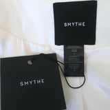 Smythe Duchess Blazer White Linen Size 8 Single Button Jacket NEW