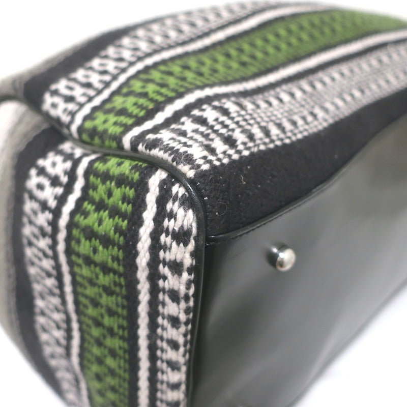 Maje Taklit Striped Tapestry Duffle Bag Multicolor Extra Large Crossbody