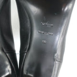Toteme Mid Heel Chelsea Boots Black Leather Size 39
