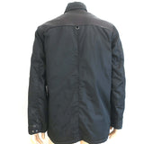 Prada Multi-Pocket Jacket Black Leather-Trim Nylon Size Small