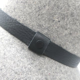 Rag & Bone Dunaway Hat Gray Wool Felt Size Medium