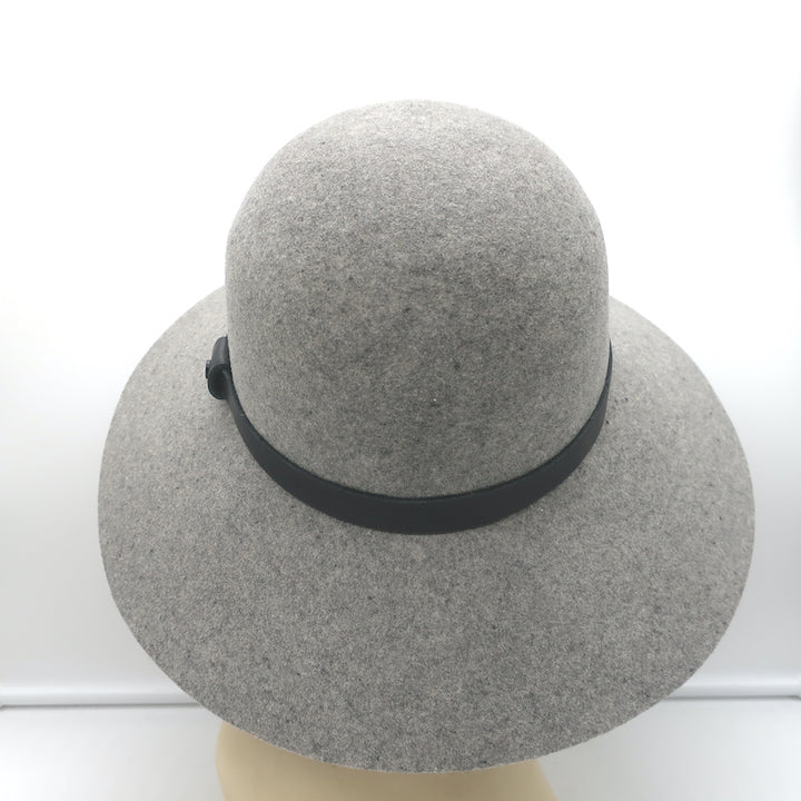 Rag &amp; Bone Dunaway Hat Gray Wool Felt Size Medium