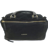 Givenchy Large Pandora Bag Black Suede Crossbody