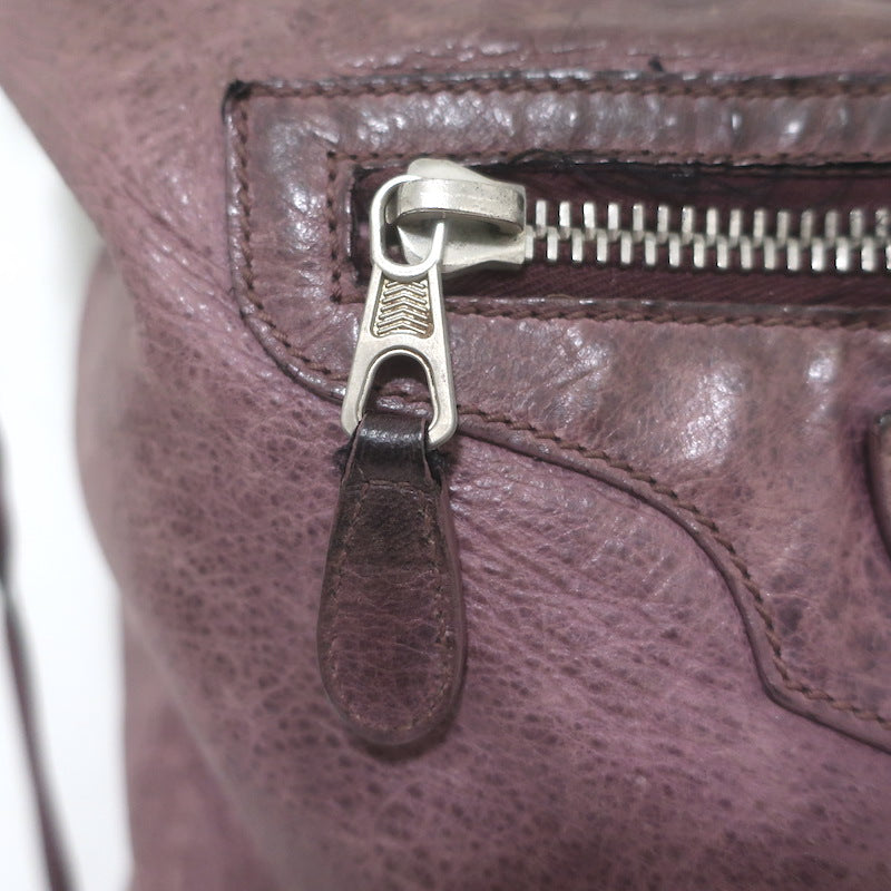 Balenciaga Giant Day Hobo Lavender Leather Large Shoulder Bag