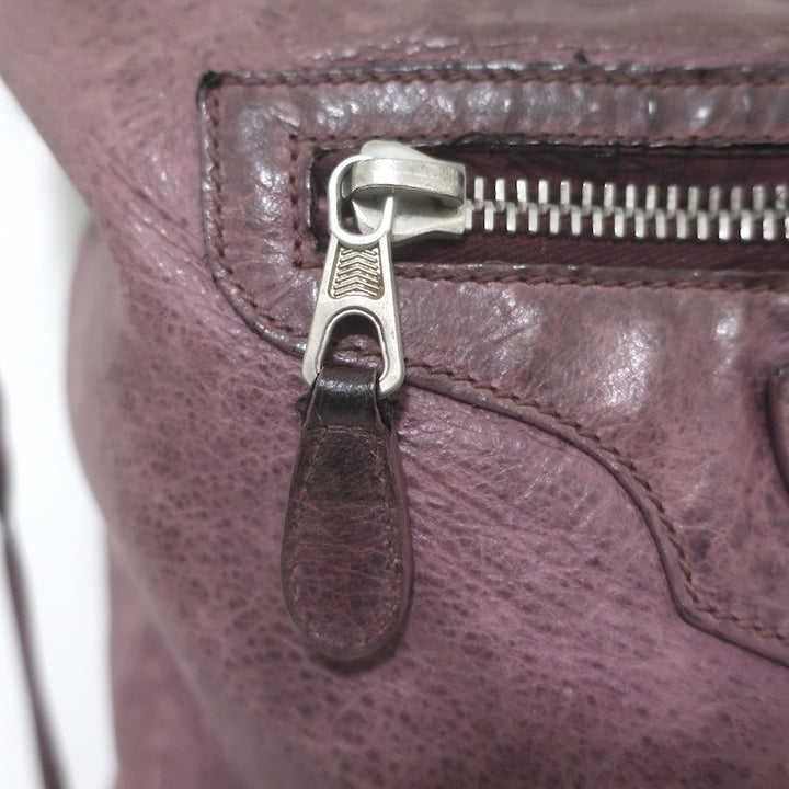Balenciaga Giant Day Hobo Lavender Leather Large Shoulder Bag