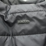 Max Mara Marine Quilted Nylon Tote Black Large Crossbody Bag