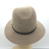 Rag & Bone Floppy Brim Fedora Hat Taupe Wool Felt Size Medium