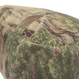 A.P.C. Tropical Print Canvas Duffle Bag Dark Green Extra Large Shoulder Bag