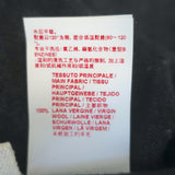 Marni Open-Sleeve Button-Back Sweater Charcoal Virgin Wool Size 46