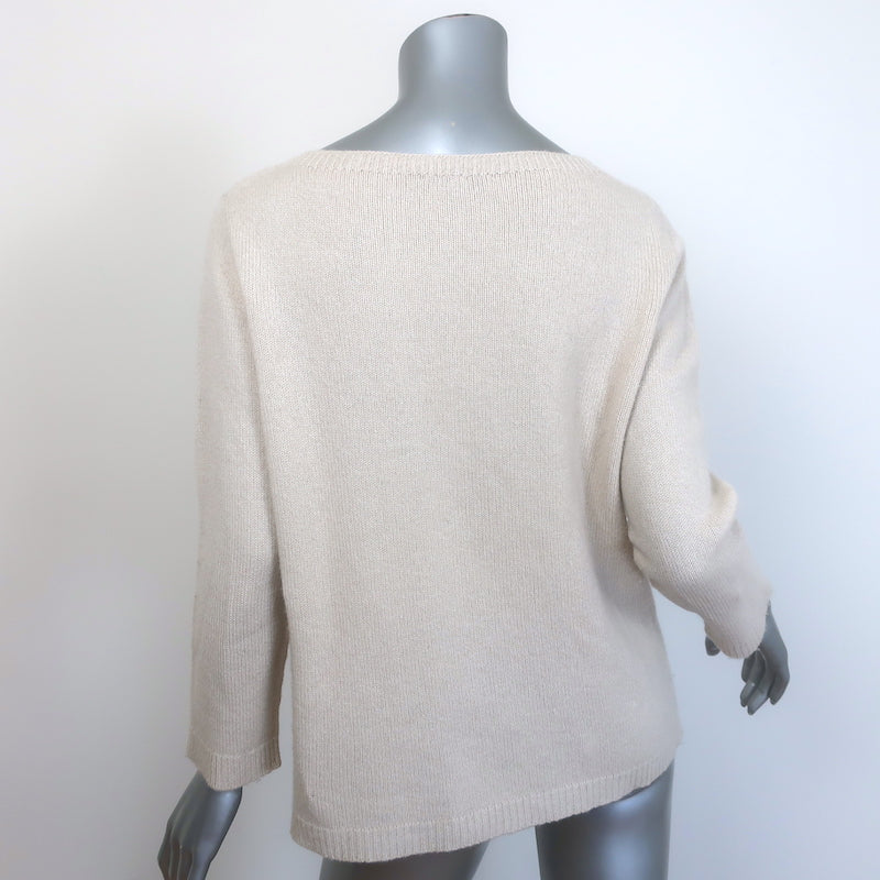 The Row Cashmere Sweater Oatmeal Size Medium