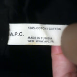 A.P.C. Tropical Print Canvas Duffle Bag Dark Green Extra Large Shoulder Bag