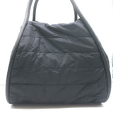 Max Mara Marine Quilted Nylon Tote Black Large Crossbody Bag
