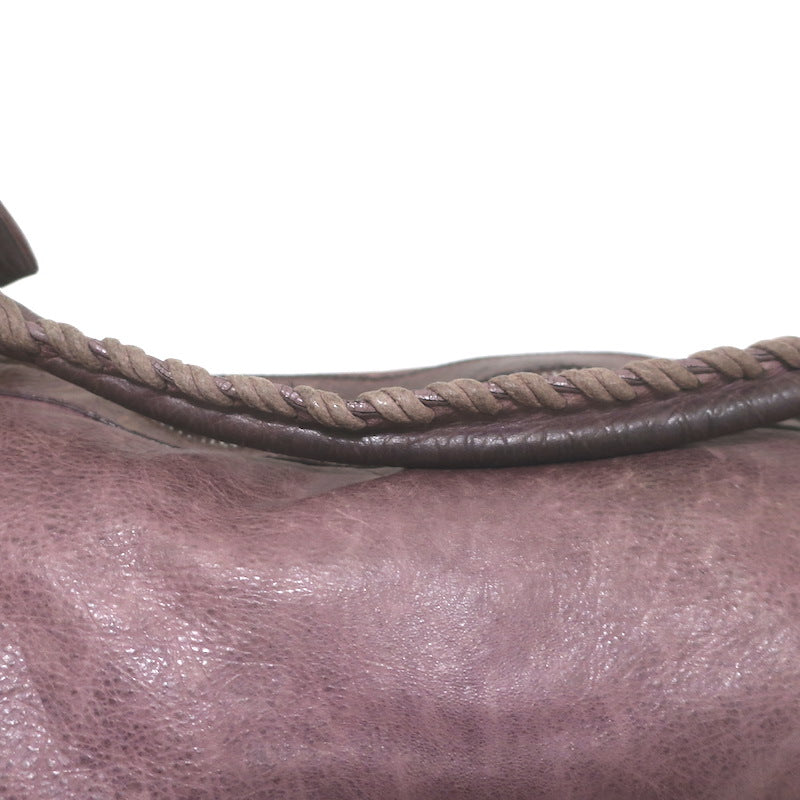 Balenciaga Giant Day Hobo Lavender Leather Large Shoulder Bag