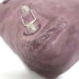 Balenciaga Giant Day Hobo Lavender Leather Large Shoulder Bag