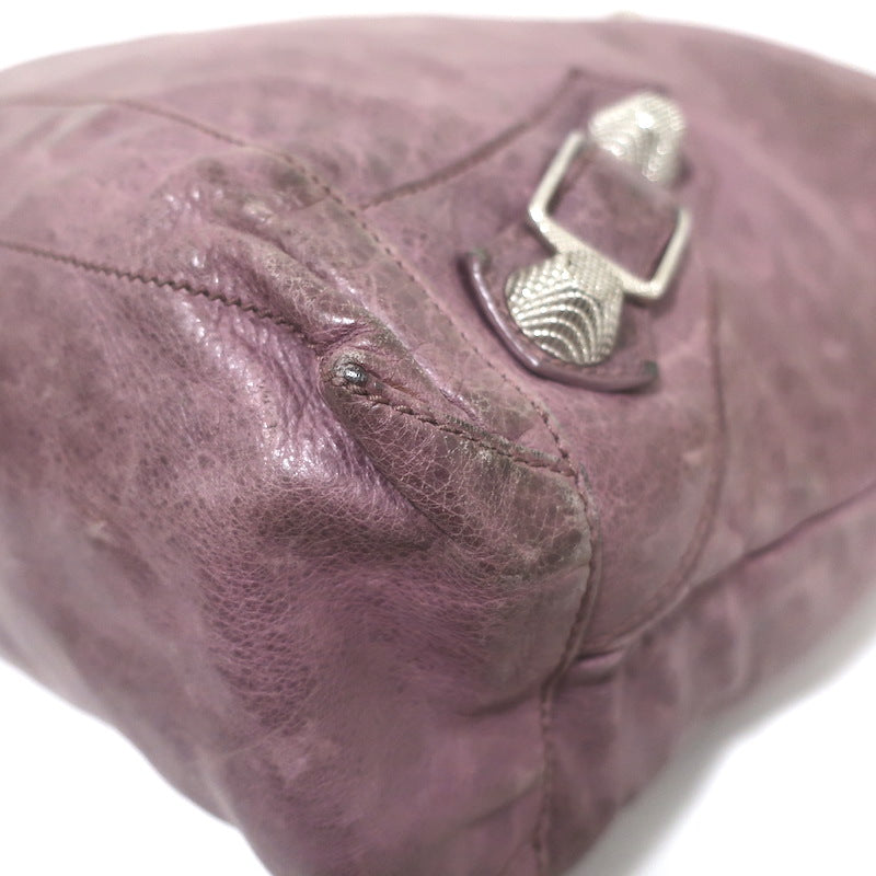 Balenciaga Giant Day Hobo Lavender Leather Large Shoulder Bag