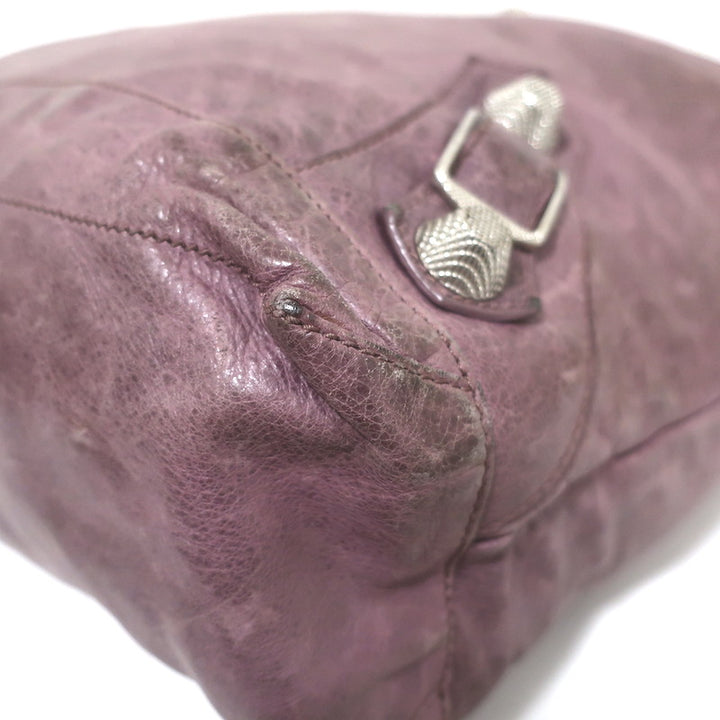 Balenciaga Giant Day Hobo Lavender Leather Large Shoulder Bag