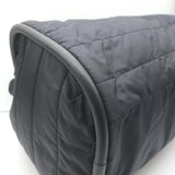 Max Mara Marine Quilted Nylon Tote Black Large Crossbody Bag