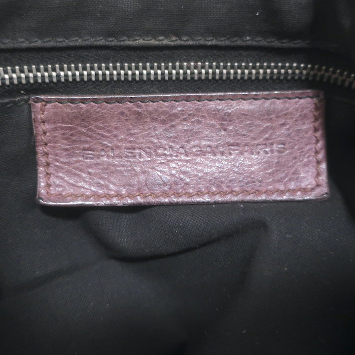 Balenciaga Giant Day Hobo Lavender Leather Large Shoulder Bag