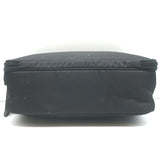 Prada Toiletry Bag Black Nylon & Saffiano Leather Top Handle Travel Pouch