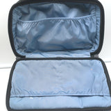 Prada Toiletry Bag Black Nylon & Saffiano Leather Top Handle Travel Pouch