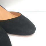 Aquazzura Talita 50 Slingback Pumps Black Suede Size 38.5